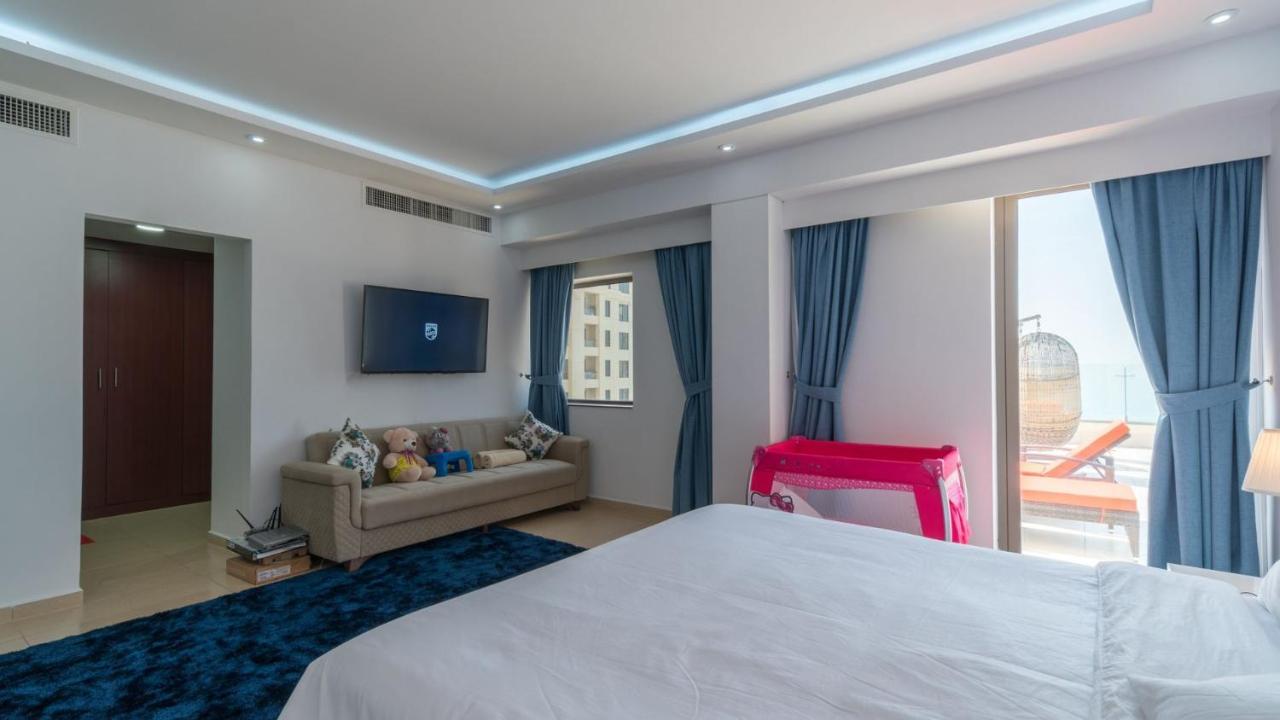 Apartamento Jbr Penthouse With Terrace Pool Dubái Exterior foto