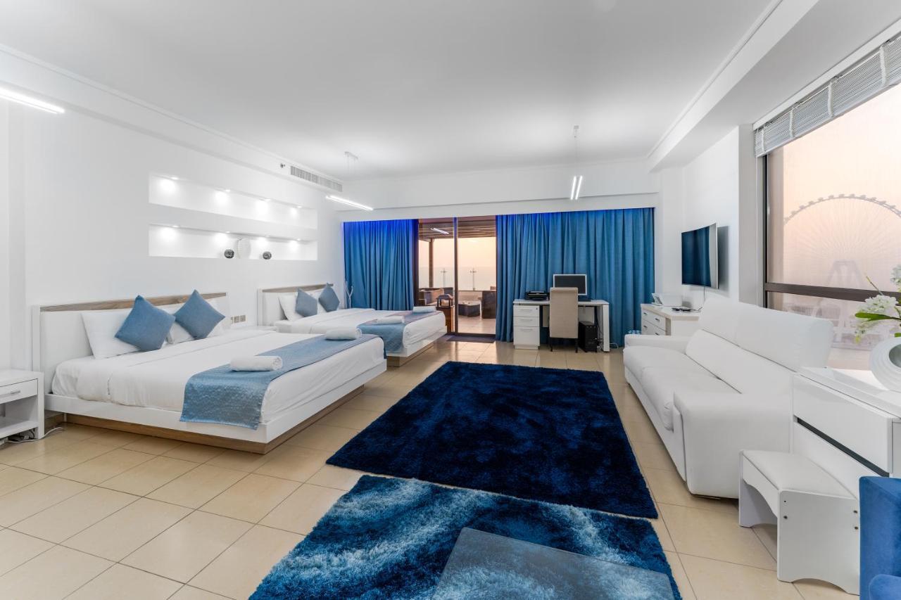 Apartamento Jbr Penthouse With Terrace Pool Dubái Exterior foto