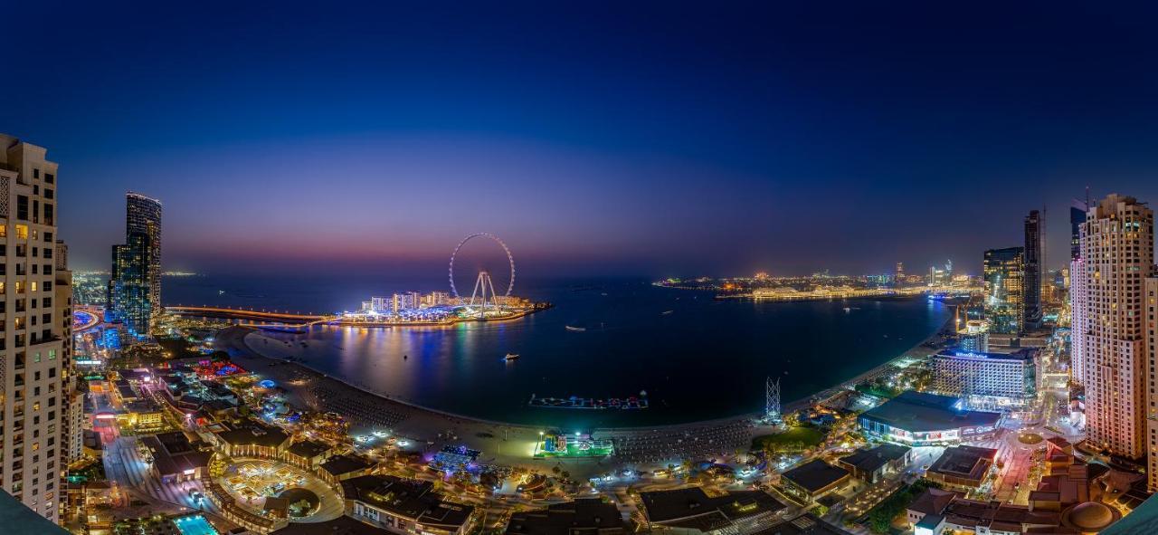 Apartamento Jbr Penthouse With Terrace Pool Dubái Exterior foto
