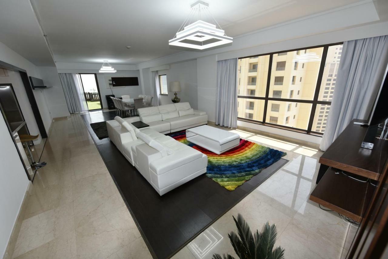 Apartamento Jbr Penthouse With Terrace Pool Dubái Exterior foto